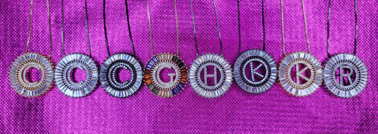 G Initial Multi Color Necklace