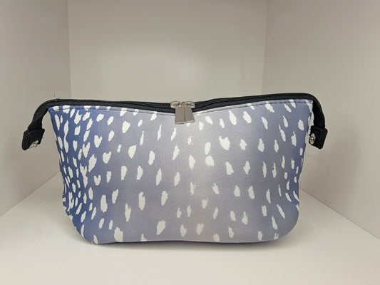 Navy Fawn Cosmetic Bag