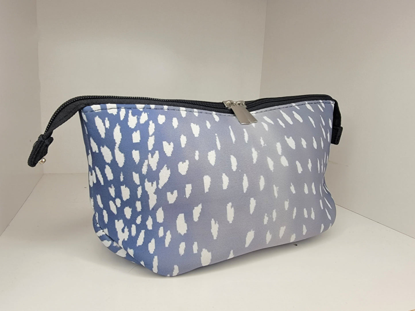 Navy Fawn Cosmetic Bag